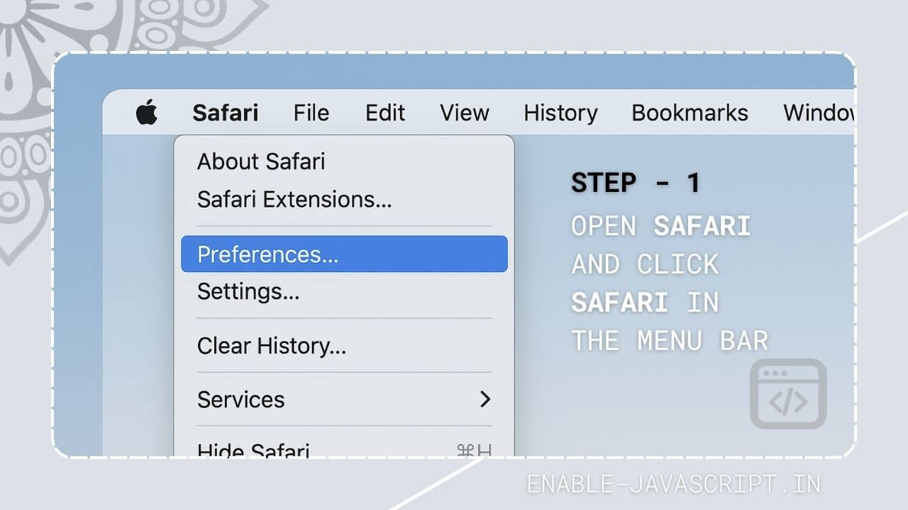 Step 1 screenshot for Chrome (desktop)
